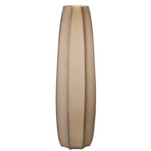 J-Line vaas Lang Streep Zand - glas - lichtbruin - 62 cm hoog