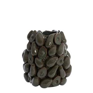 Light & Living Light&living Vaas deco Ø33x37,5 cm AVOCADO keramiek bruin+groen