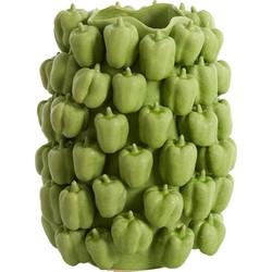 Light & Living Light&living Vaas deco 35x33x47 cm BELLPEPPER keramiek mat groen
