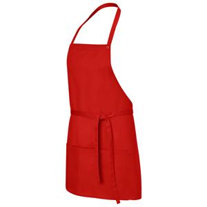 JOBELINE Schort Taras gekleurd 64x100 cm (LxB); 64x100 cm (LxB); rood