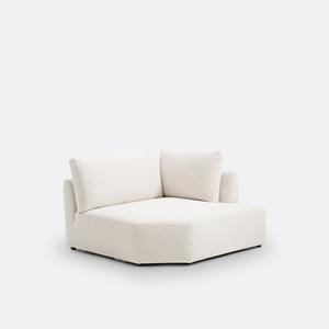 LA REDOUTE INTERIEURS Modulaire hoekbank in getextureerde stof, Monica