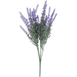 Buitengewoon de boet Bosje kunstbloemen lavendel 45 cm, paars - 