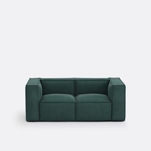 LA REDOUTE INTERIEURS Modulaire zetel, 2-zit, ribfluweel, Seven
