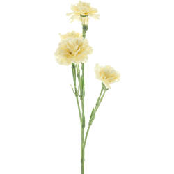 Nova nature Dianthus Charly beige 62 cm kunstbloem - 