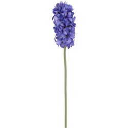 Countryfield Kunstbloem Hyacinth 42x9x8 cm d.blauw - 