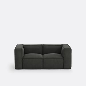 LA REDOUTE INTERIEURS Modulaire zetel, 2-zit, ribfluweel, Seven