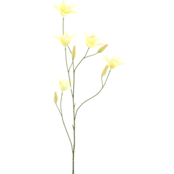 Nova nature Day lily spray yellow 106 cm kunstbloem - 