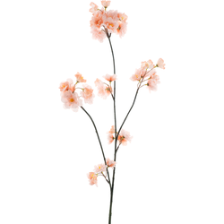 Nova nature Prunus Malaga spray lt peach 84 cm kunstbloem - 