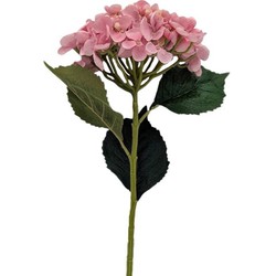 Buitengewoon de boet Kunstbloem hortensiatak pink, 52 cm - 