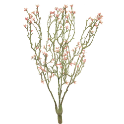 Nova nature (Best) Mini star flower bush pink 44 cm kunstbloem - 