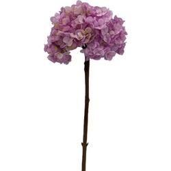 Buitengewoon de boet Kunstbloem hortensia 66 cm, paars - 