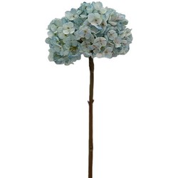 Buitengewoon de boet Kunstbloem hortensia 66 cm, blauw - 