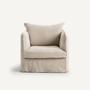 AM.PM Fauteuil van gekreukt linnen, Neo Chiquito