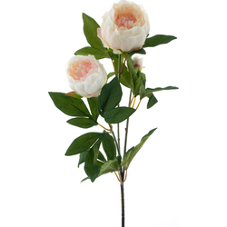 Nova nature (Best) Paeony spray Chiba lt pink 65 cm kunstbloem - 