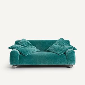 OTTO STUDIO FOR AM.PM Compacte zitbank van viscosefluweel, Bold