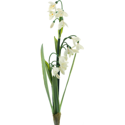 Nova nature Snowdrop Claire spray cream 43 cm kunstbloem - 