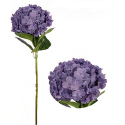 Buitengewoon de boet Kunst hortensia tak paars 92 cm - 