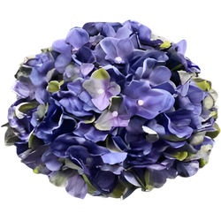 Buitengewoon de boet Kunst hortensia tak paars groen 92 cm - 