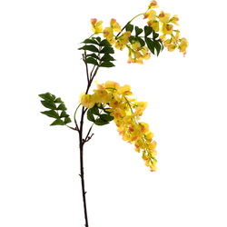 Nova nature Sweet pea spray Mick yellow 92 cm kunstbloem - 