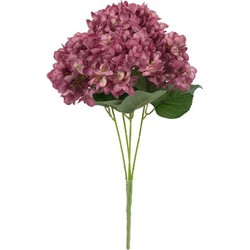 Buitengewoon de boet Kunstbloem hortensia 47 cm, paars - 