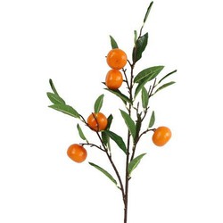 Decostar Kunstbloem citrus sinensis kunststof 86.36x15x15 cm oranje 1 stuk - 