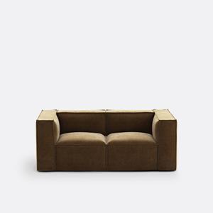 LA REDOUTE INTERIEURS Moduleerbare zetel, 2-zit, vintage ribfluweel, Seven