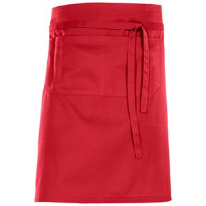 JOBELINE Schort Nando gekleurd 60x100 cm; 60x100 cm (LxB); rood