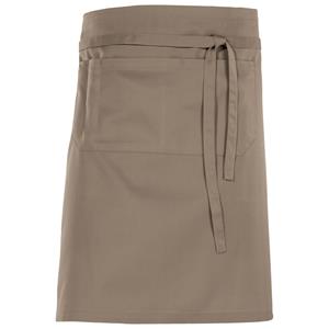 JOBELINE Bistroschort Nando gekleurd 60x80cm; 60x80 cm (LxB); taupe