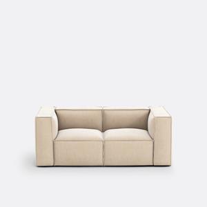 LA REDOUTE INTERIEURS Moduleerbare zetel, 2-zit, vintage ribfluweel, Seven