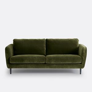 LA REDOUTE INTERIEURS Bank in fluweel 3- of 4-zit, Amy