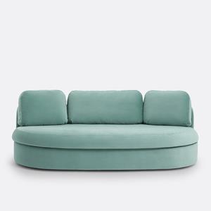 LA REDOUTE INTERIEURS 4-zit bank, in fluweel, Rowan