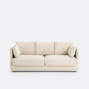 LA REDOUTE INTERIEURS Bank in fluweel, 3-zit, Carmel
