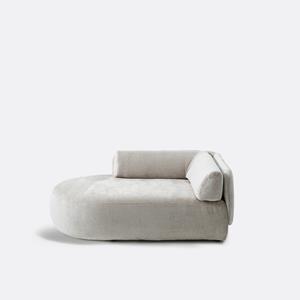 LA REDOUTE INTERIEURS Méridienne links, dik fluweel, Méridiano