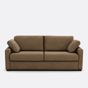 LA REDOUTE INTERIEURS Bank-bed in getextureerde stof, latex, Timor