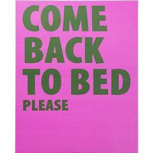 Kare Design Kare Schilderij Come Back to Bed 40x50cm