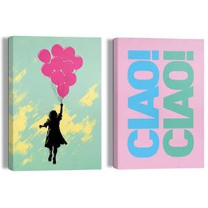 Reinders  Ciao Ciao - Canvas Schilderijen set 2x 30x20cm