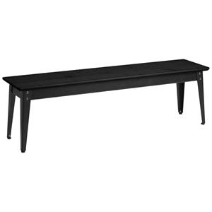 Vega Sitzbank Acerios; 35x160x46 cm (BxDxH); zitting zwart, frame zwart