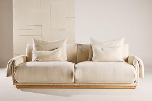 Nohr 3-zits Bank Tichelle Linnenlook - Beige
