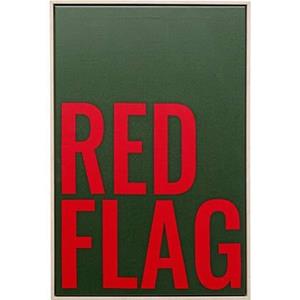 Kare Design Red Flag Schilderij 40x60cm
