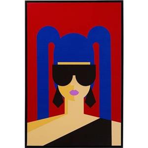 Kare Design Kare Schilderij met lijst Party Girl 60x90cm