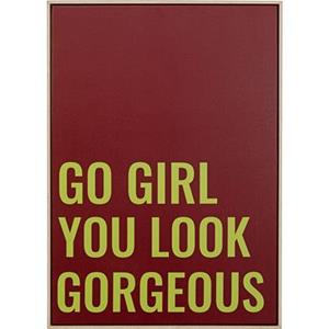 Kare Design Go Girl Schilderij 50x70cm