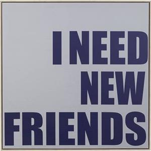 Kare Design New Friends Schilderij 80x80cm