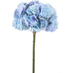 PTMD Kunstbloem Hortensia - 16x28x54 cm - Kunststof - Roze|Creme