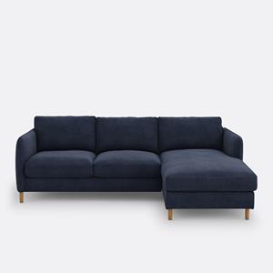 LA REDOUTE INTERIEURS Hoekzetel, rechts, mêlee polyester, Loméo
