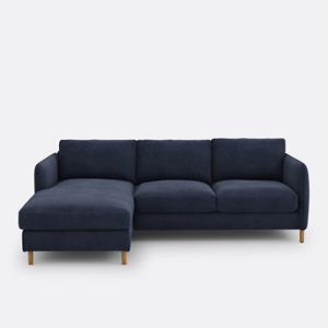 LA REDOUTE INTERIEURS Hoekzetel, links, mêlee polyester, Loméo