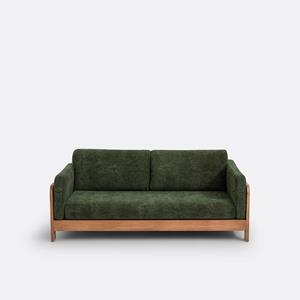 LA REDOUTE INTERIEURS Bank 2-zit, getextireerd fluweel, Lahang