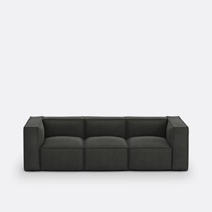 LA REDOUTE INTERIEURS Modulaire zetel, 3-zit corduroy Seven