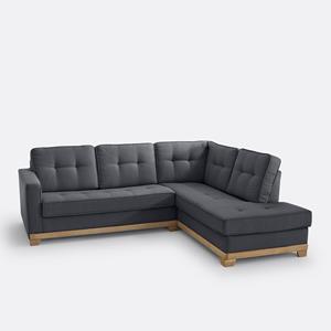 SO'HOME Omvormbare hoekbank, polyester, bultex Ajis