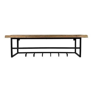Vtw Living  Kapstok van Acaciahout - Industrieel - 90 cm