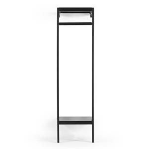 Giga Meubel  Kapstok Zwart Metaal - 50x40x185cm - Manoué